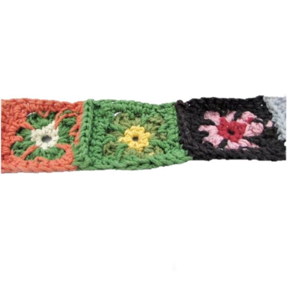 Lucky Brand multi color crocheted tie belt O/S main image 4